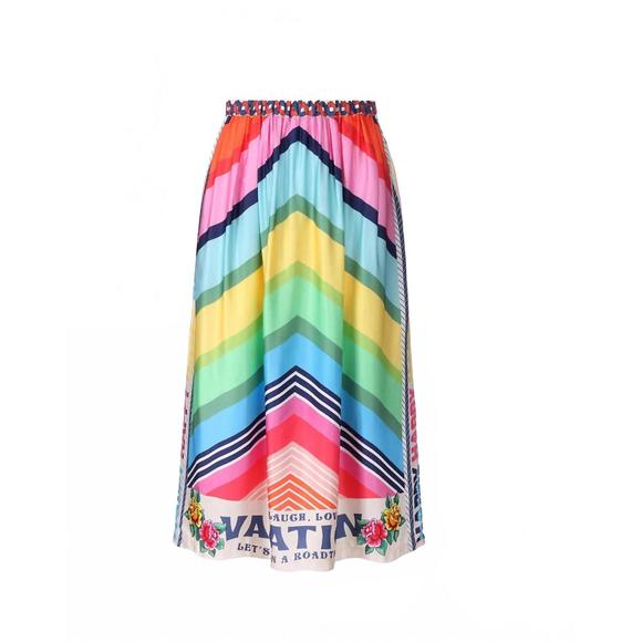 NEW ME369 women's alexa midi skirt in vacation - Picture 1 of 2